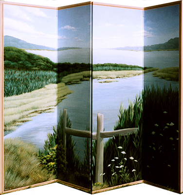 Acrylic on Wood Panels 82" x 72"